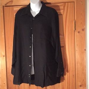 L Geoffrey Beene mens shirt